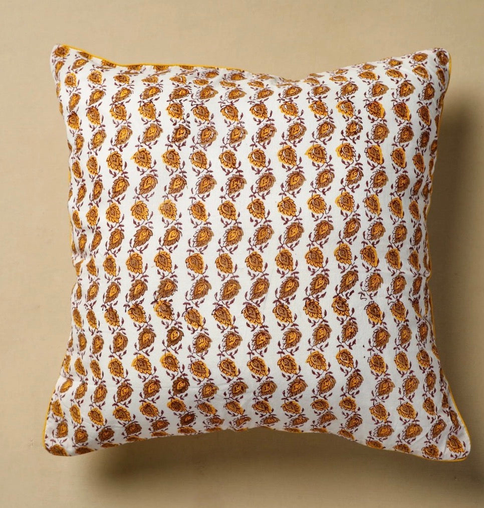 Sanganeri Indian Handcrafted Block Print Cushion Cover