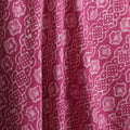 1m Hot Pink Bagru Hand Block Printed Cotton Fabric from Jaipur