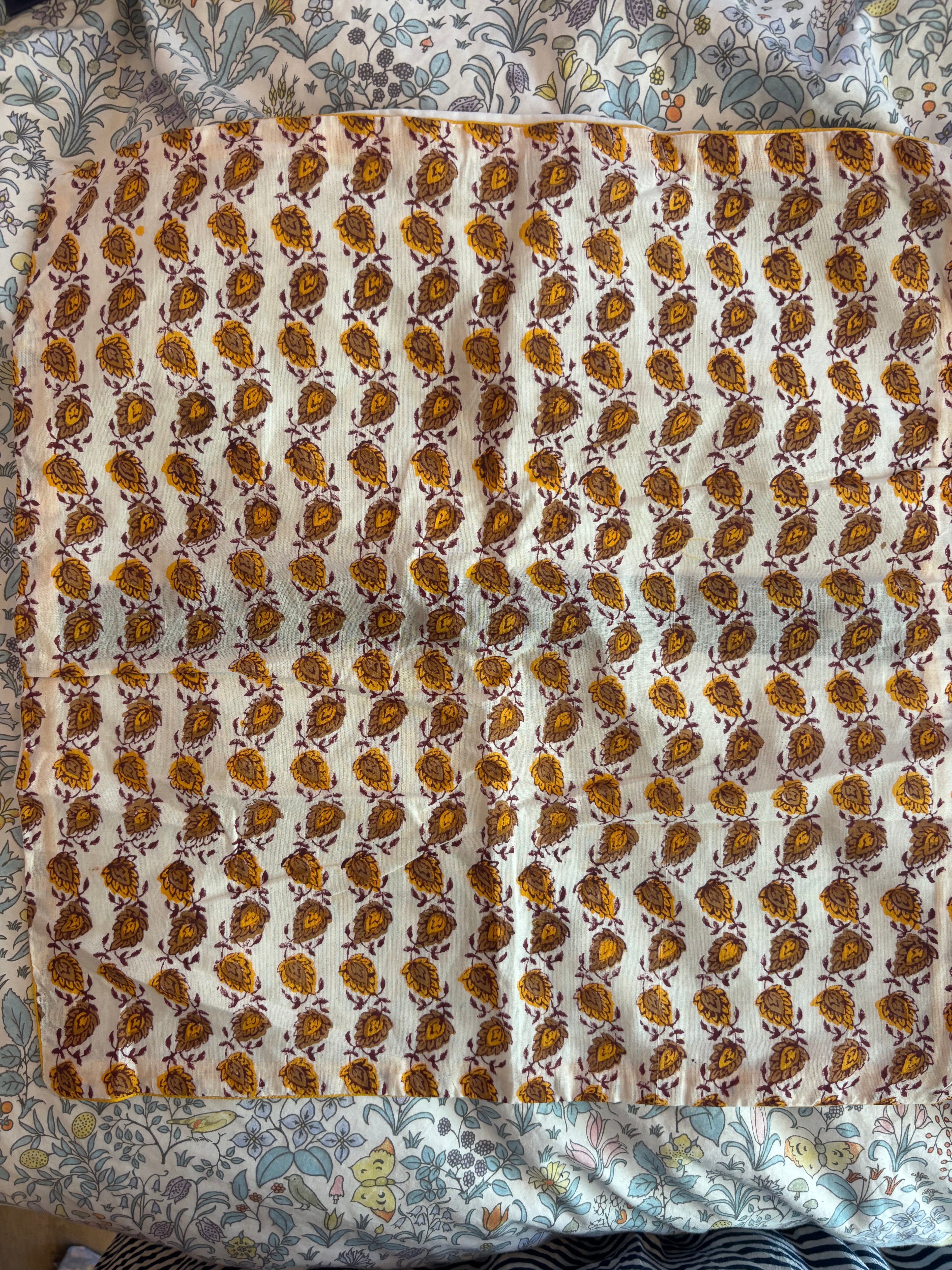 Sanganeri Indian Handcrafted Block Print Cushion Cover
