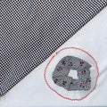 Large Oversized Black and White Cherry Lace Gingham Hair Scrunchie