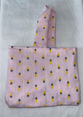 Pink & White Pineapple Book Cover / Case / Sleeve