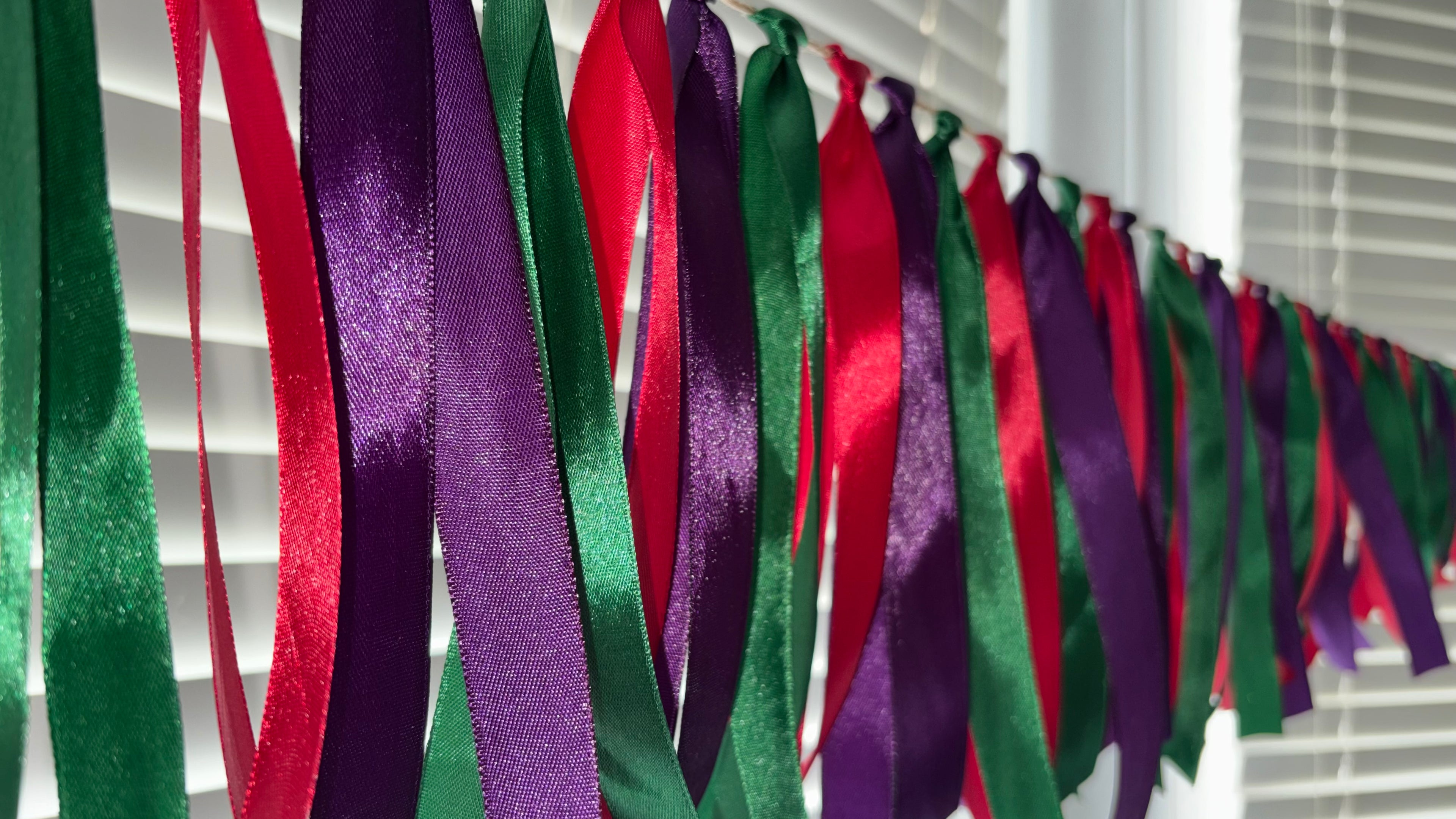 Ribbon Festival Boho Wedding Summer Vintage Garland Bunting